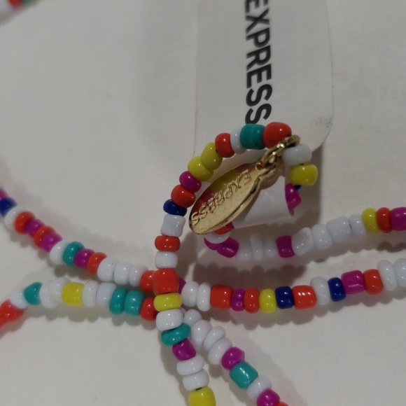 🌈 Express Multicolor Beaded Tassel Necklace - Fun & Playful Women's Accessory ✨ - Picture 6 of 9